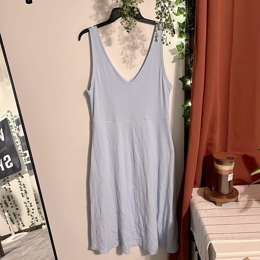 Baby blue dress